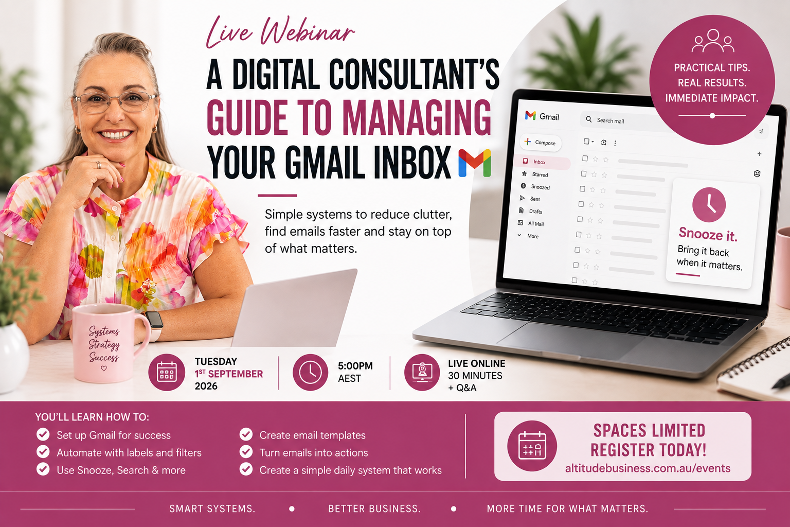 Webinar: A digital Consultants Guide to Managing your Gmail Inbox